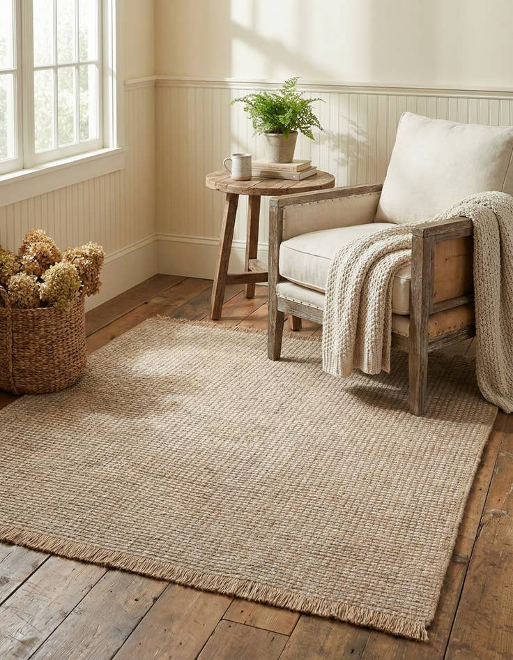 Detail image of 5' 1 x 5' 1 Cottage Farm Square Rug