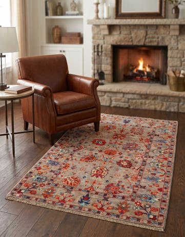 3' 3 x 4' 10 Hand Knotted Ariana Ziegler Rug
