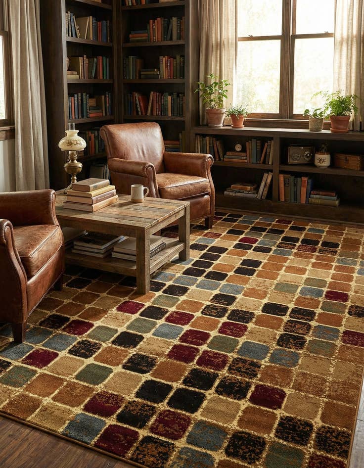 Detail image of 7' 10 x 11' Cafe Rug