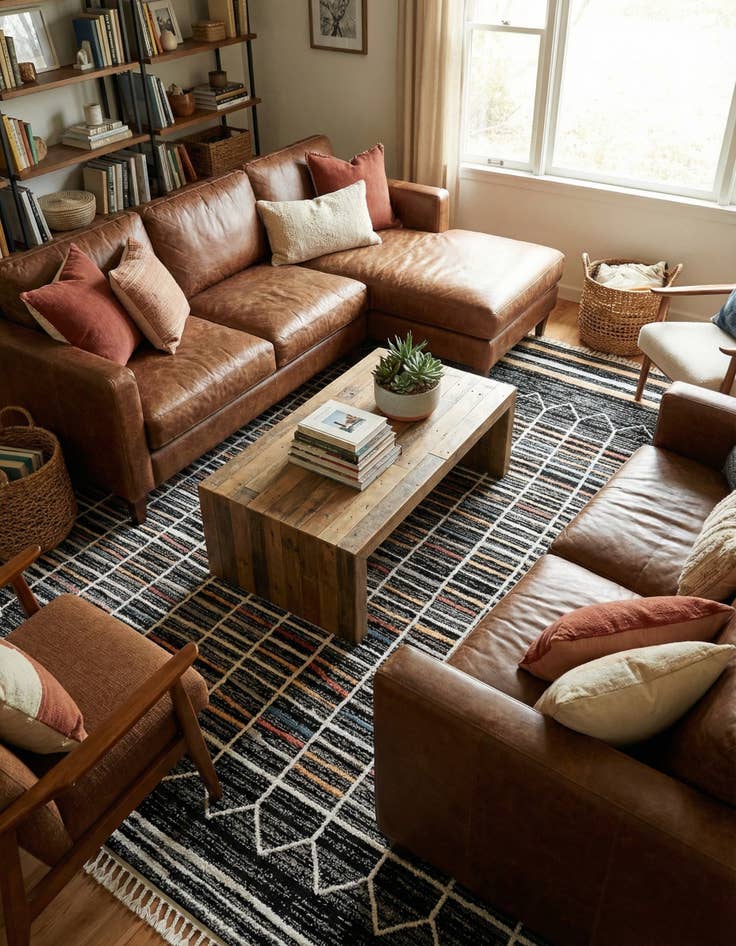 Detail image of 12' x 12' Aramis Square Rug