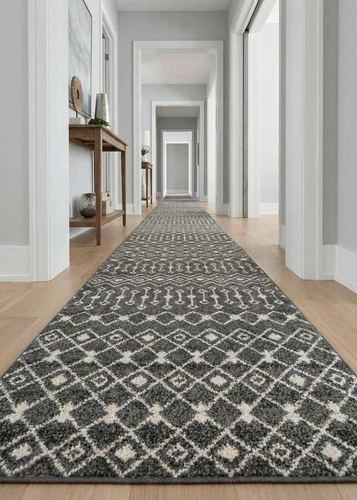 3' 3 x 16' 5 Moroccan Trellis Runner Rug