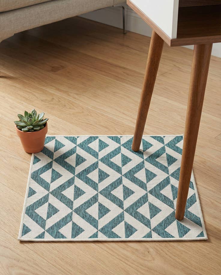 Detail image of 1' 4 x 1' 4 Easy-Clean Jill Zarin Napa Indoor / Outdoor Sample Rug