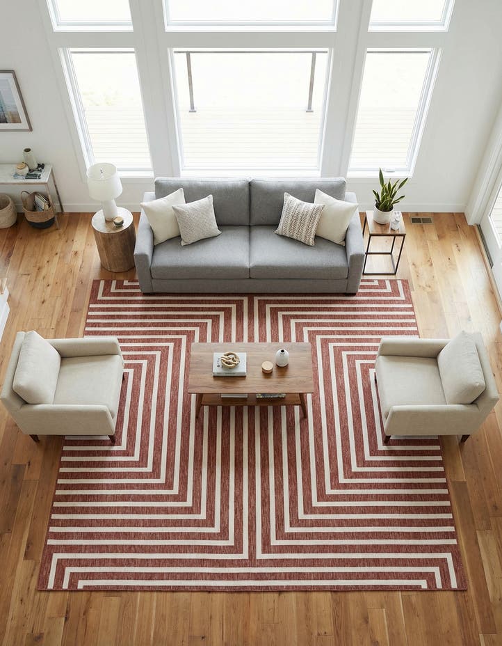 10' x 10' Easy-Clean Modern Indoor / Outdoor...