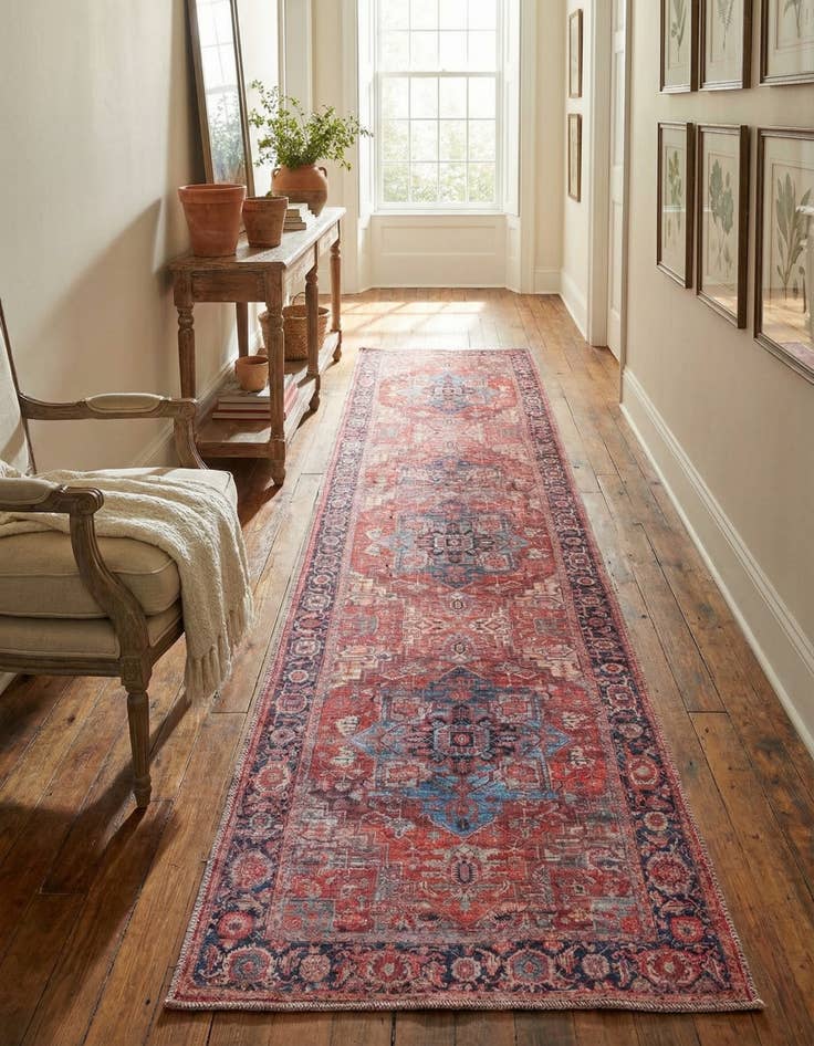 Detail image of 2' 7 x 13' Washable Maahru Runner Rug