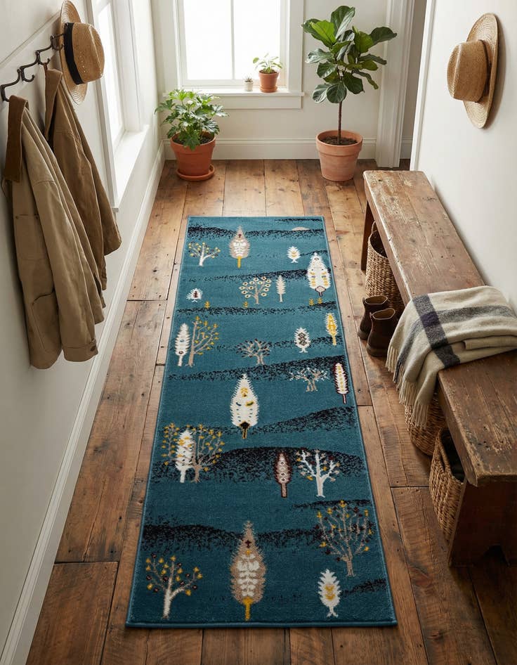 Detail image of 2' x 6' 1 Laguna Runner Rug