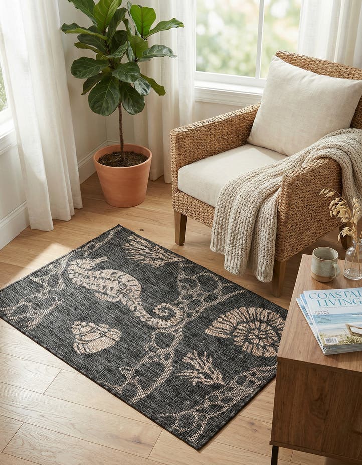 2' x 3' Easy-Clean Coastal Indoor / Outdoo...