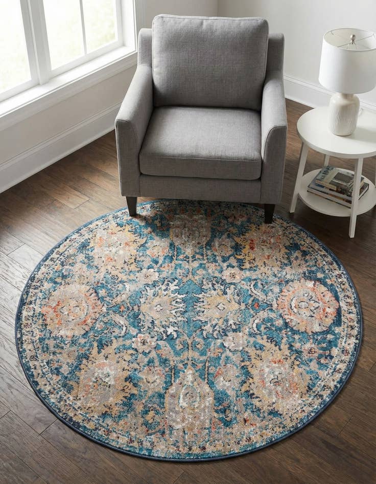 Detail image of 4' x 4' Lola Round Rug