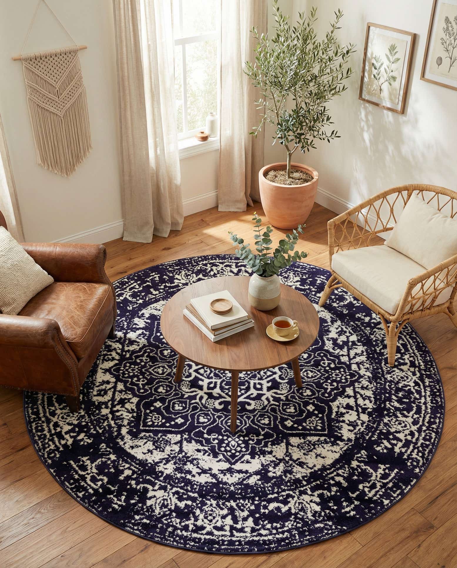7' 10 x 7' 10 Arlington Round Rug