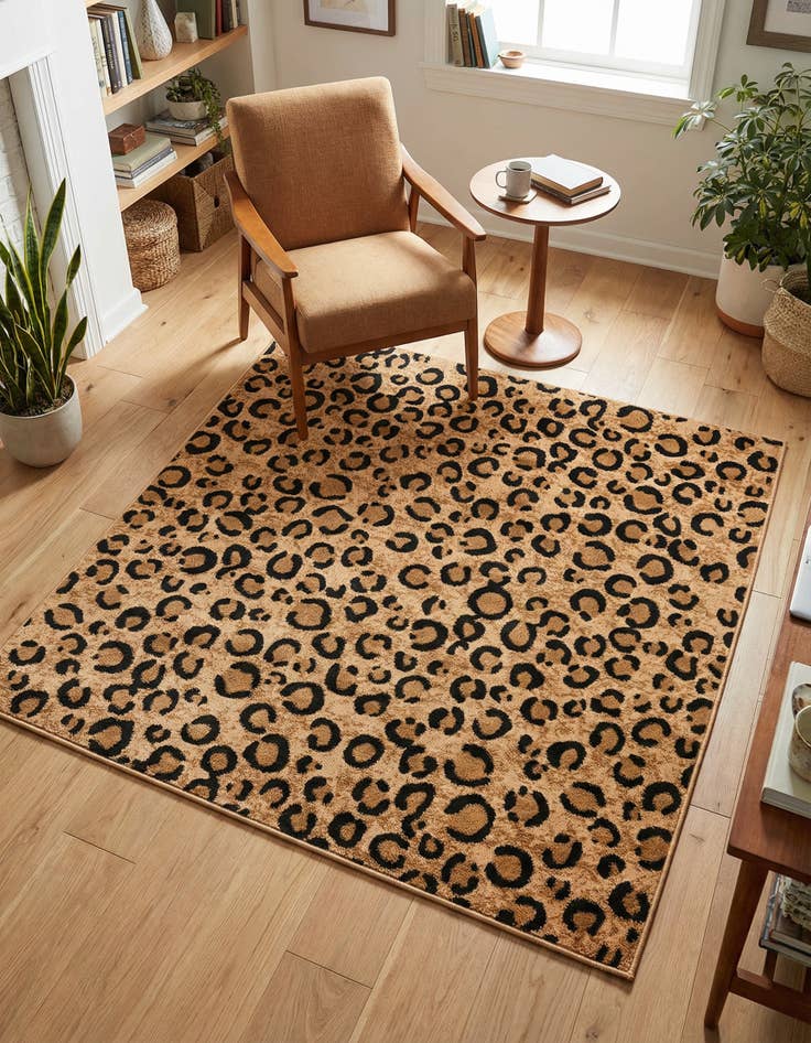 Detail image of 5' 3 x 5' 3 Savannah Square Rug