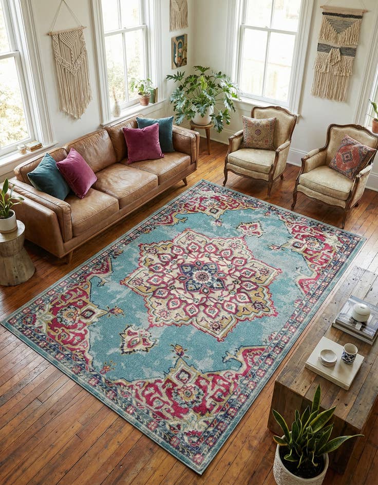 Detail image of 7' x 10' Washable Palazzo Rug