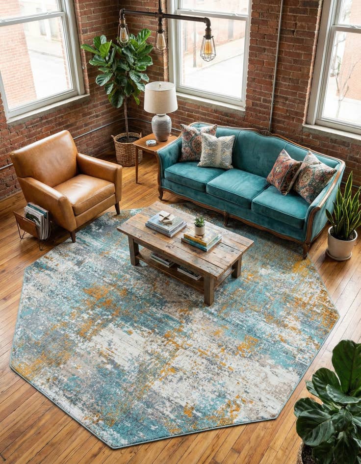 Detail image of 8' 2 x 8' 2 Paragon Octagon Rug