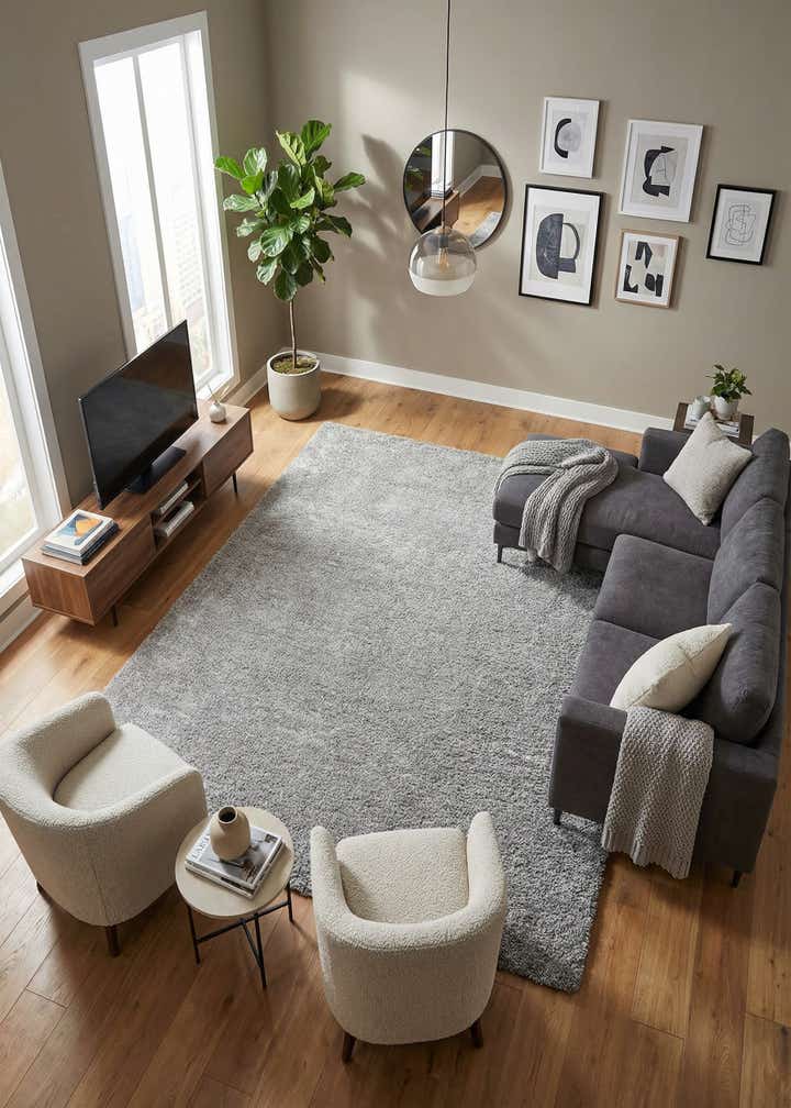 9' 6 x 13' Zermatt Shag Rug