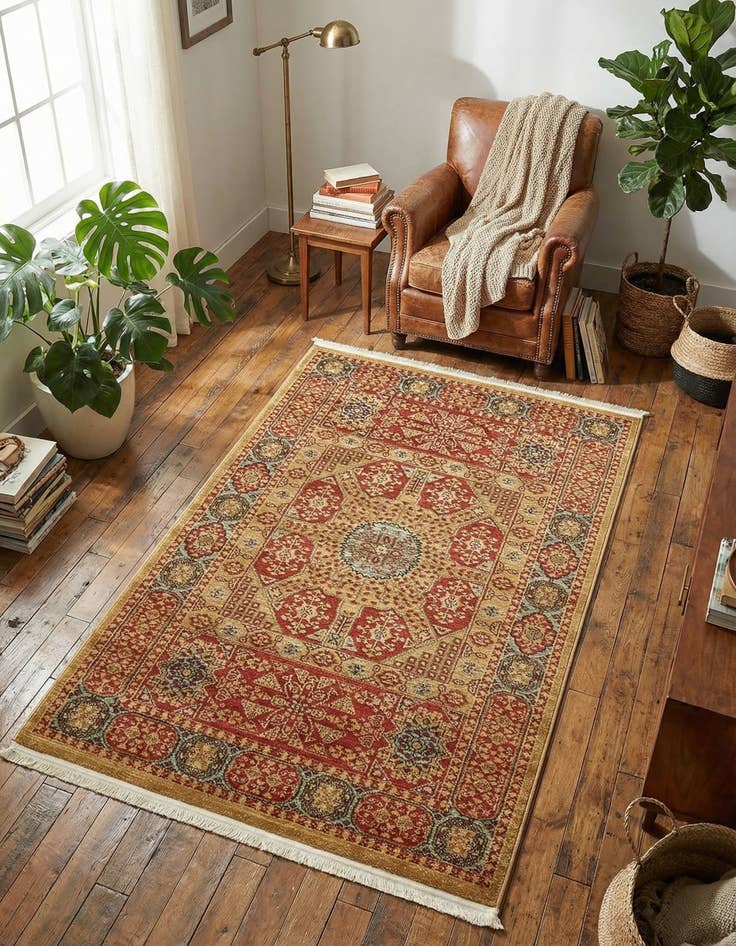 Detail image of 3' 3 x 5' 3 Mamluk Rug