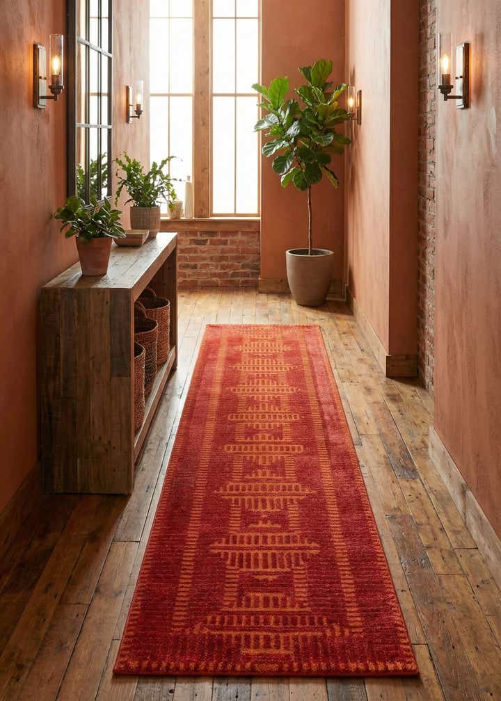 2' 7 x 12' Textura Designer Runner Rug