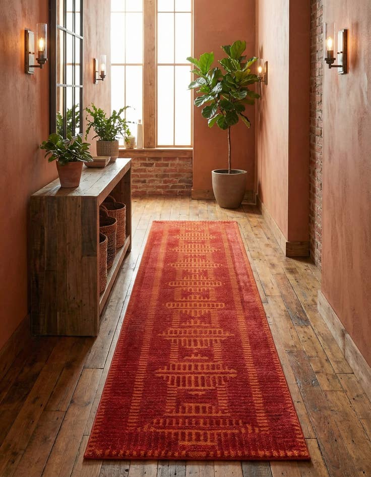 Detail image of 2' 7 x 12' Textura Designer Runner Rug