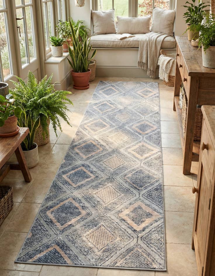 Detail image of 2' 7 x 13' Caspian Runner Rug