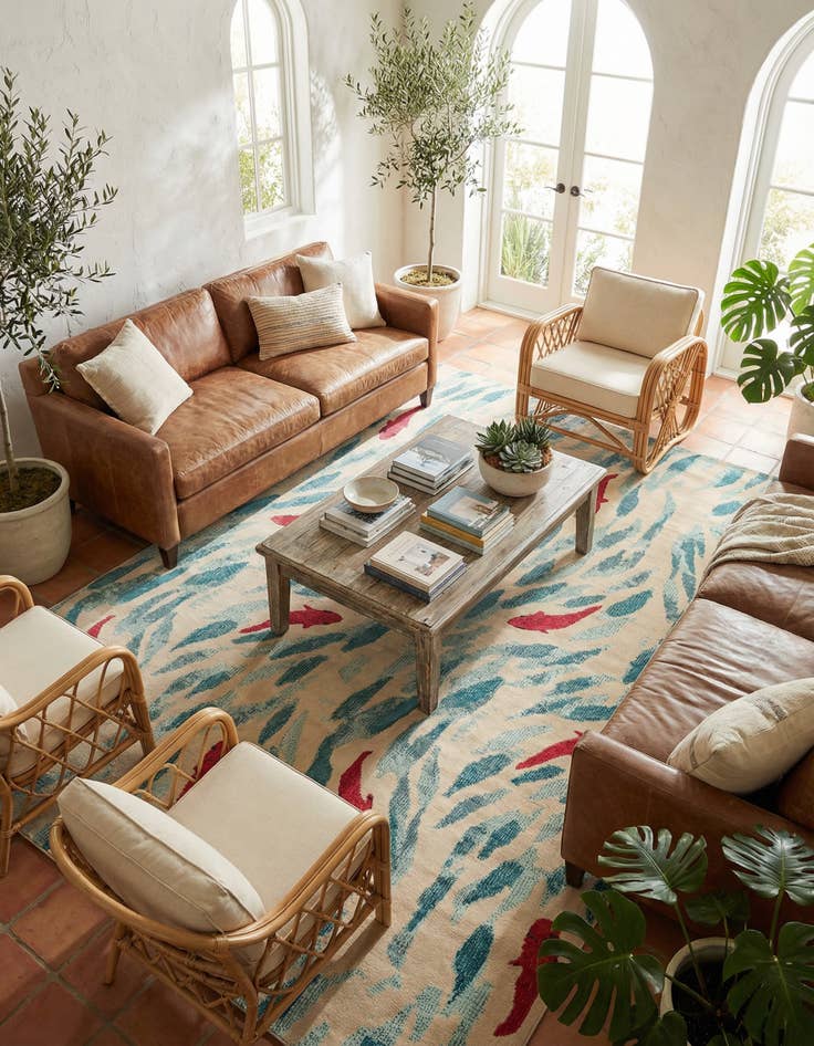 Detail image of 9' x 12' 2 Washable Amalfi Rug