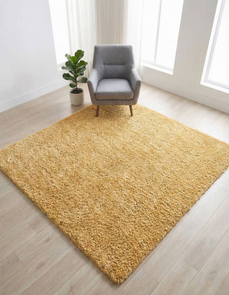 Detail image of 5' 3 x 5' 3 Zermatt Shag Square Rug