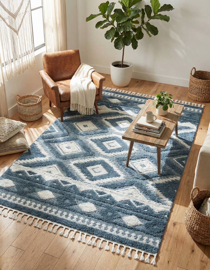 Detail image of 5' 3 x 8' Boho Rug