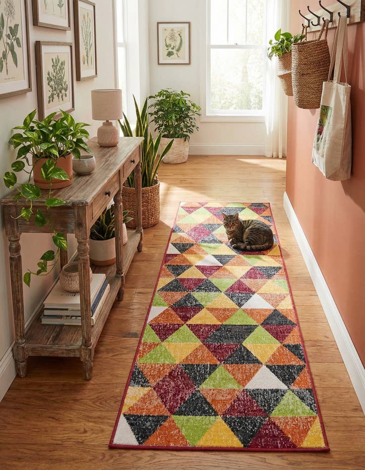 Detail image of 2' x 6' Valencia Runner Rug