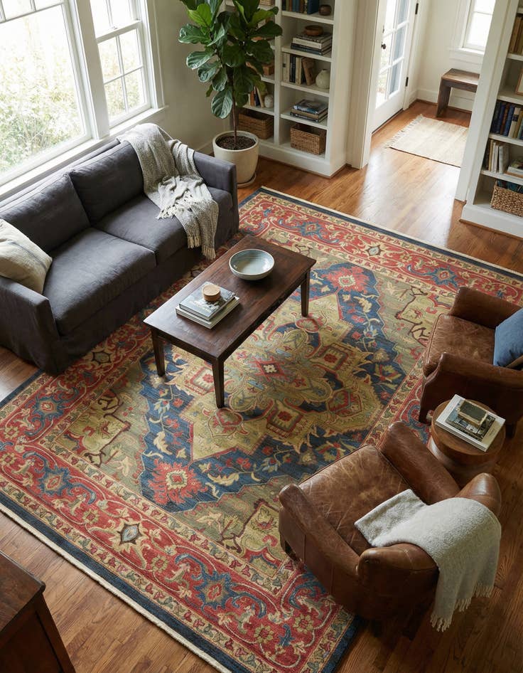 Detail image of 10' x 13' Serapi Rug