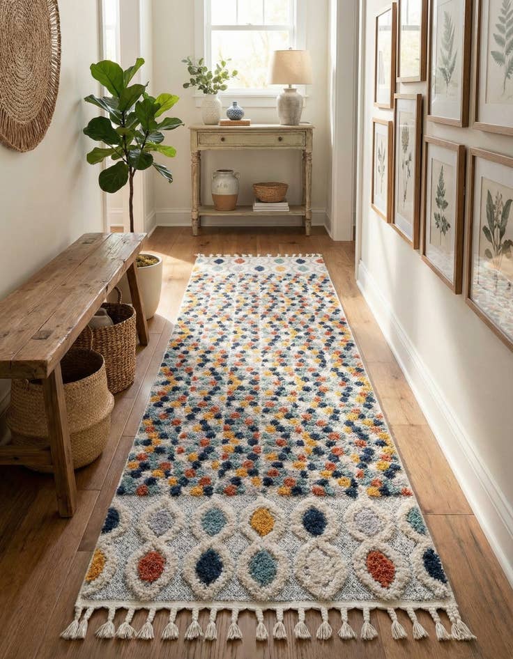 Detail image of 2' 7 x 10' Cherokee Runner Rug