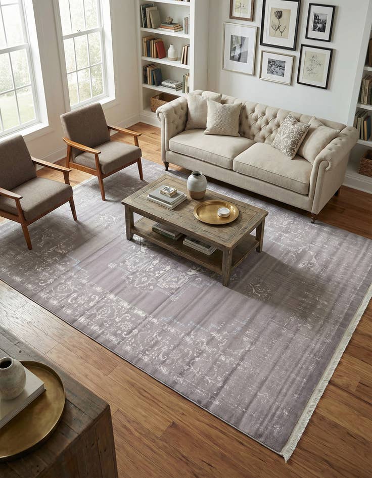 Detail image of  8' x 11' 4 Modern Classical Rug