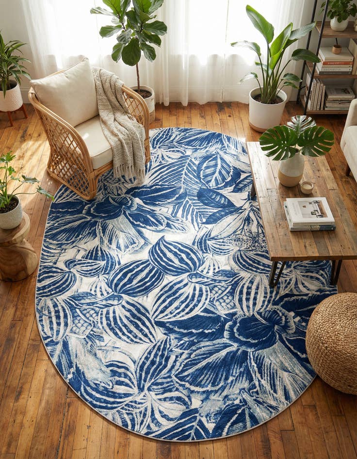 Detail image of 7' 10 x 10' Blossom Oval Rug