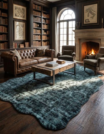 7' 3 x 11' 7 Hand Knotted Ultra Vintage Persian Wool Rug