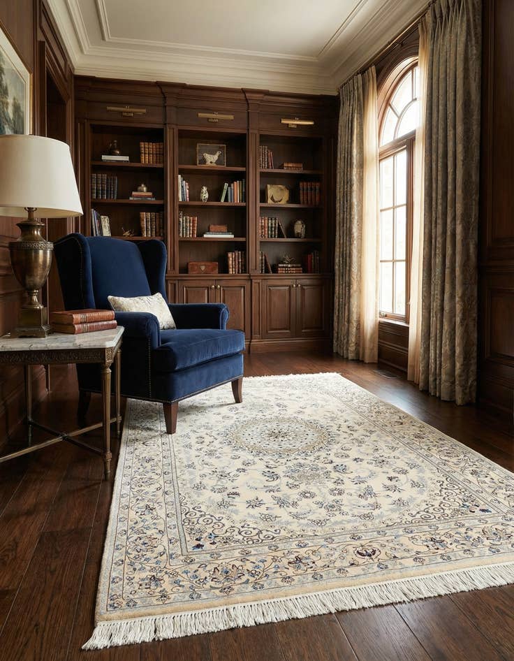 Detail image of 4' 2 x 6' 5 Nain Rug