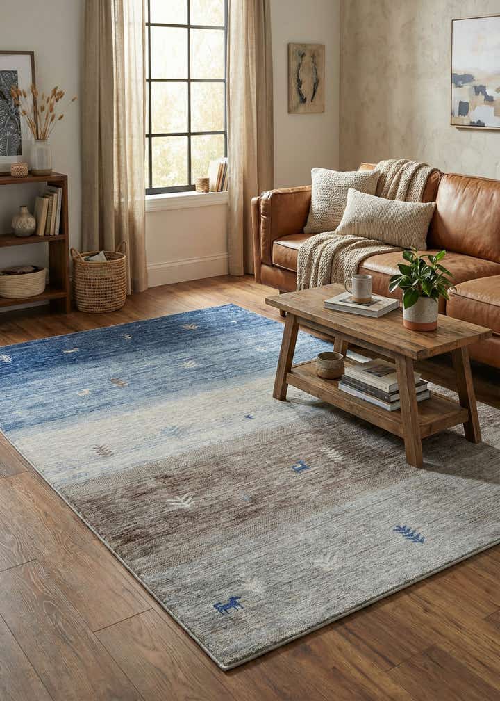 6' x 9' Gabbeh Rug