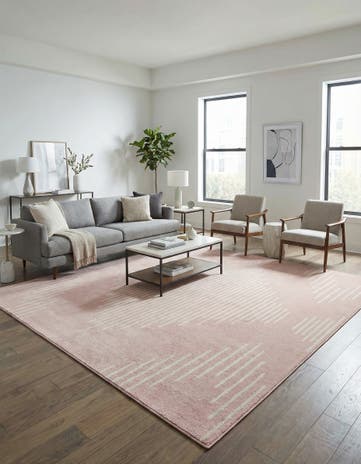 Pink Kai Square Rug
