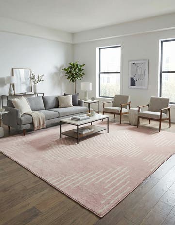 Pink Kai Square Rug
