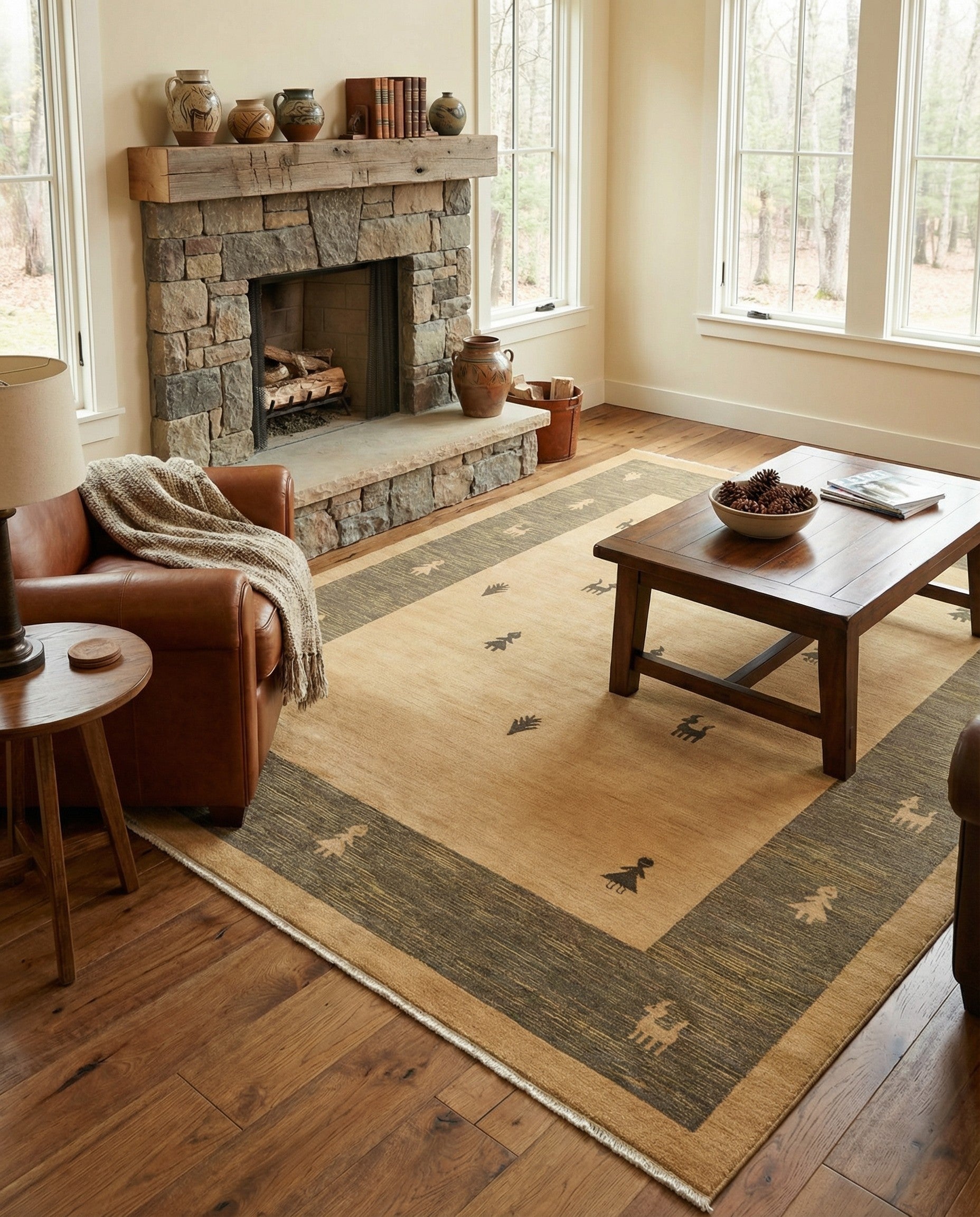 10' x 13' Kashkuli Gabbeh Rug