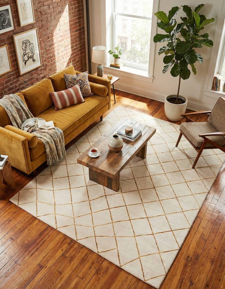 Detail image of 9' x 12' Vogue Geo Rug