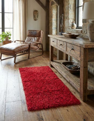 2' 10 x 5' 5 Hand Knotted Moroccan Wool Rug