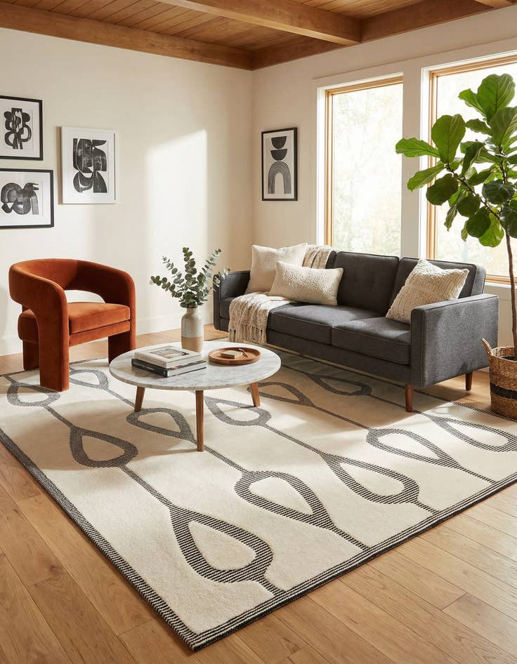 Detail image of  7' 10 x 10' Prismatic Rug