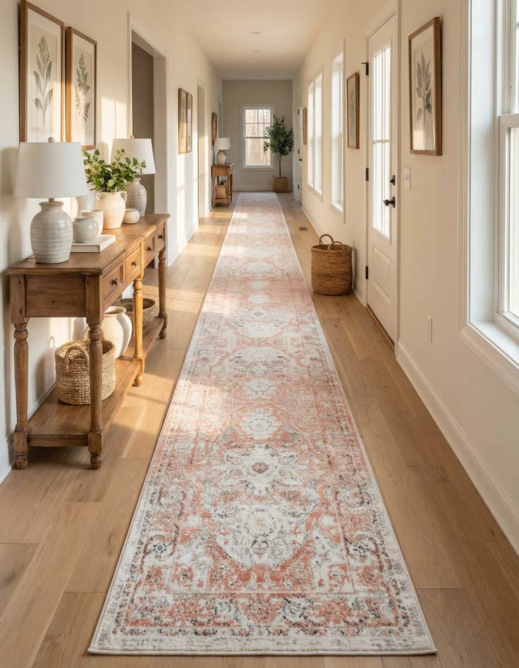 Detail image of 2' 7 x 19' 8 Madeline Vintage Runner Rug