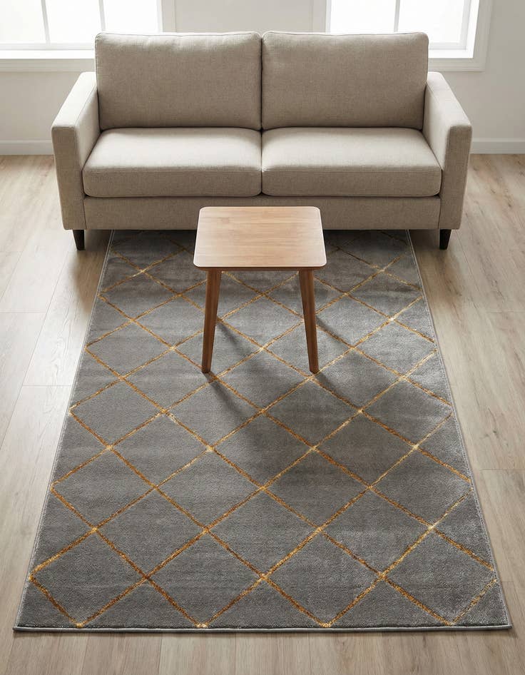 Detail image of 4' x 6' Vogue Geo Rug