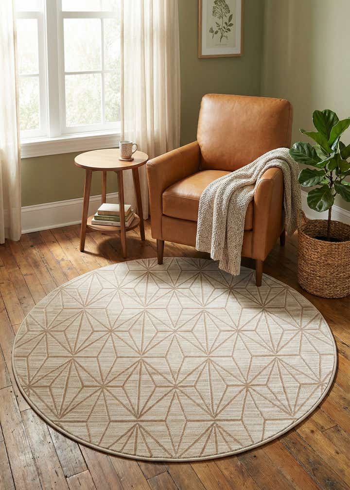 Jill Zarin 4' x 4' Uptown Round Rug