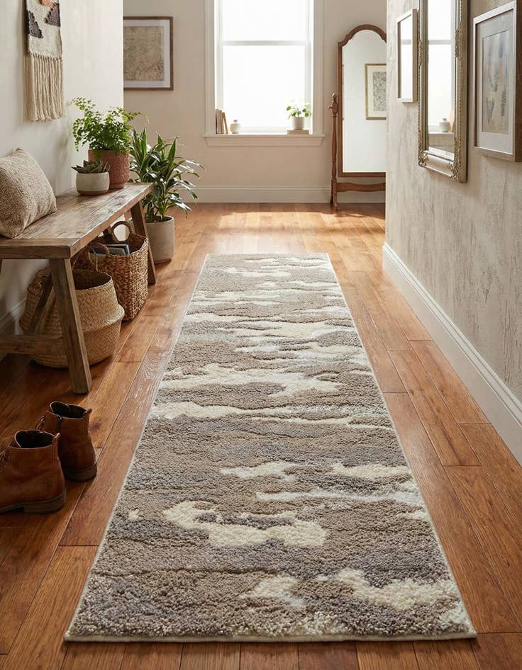 Detail image of 2' x 8' Sepia Runner Rug
