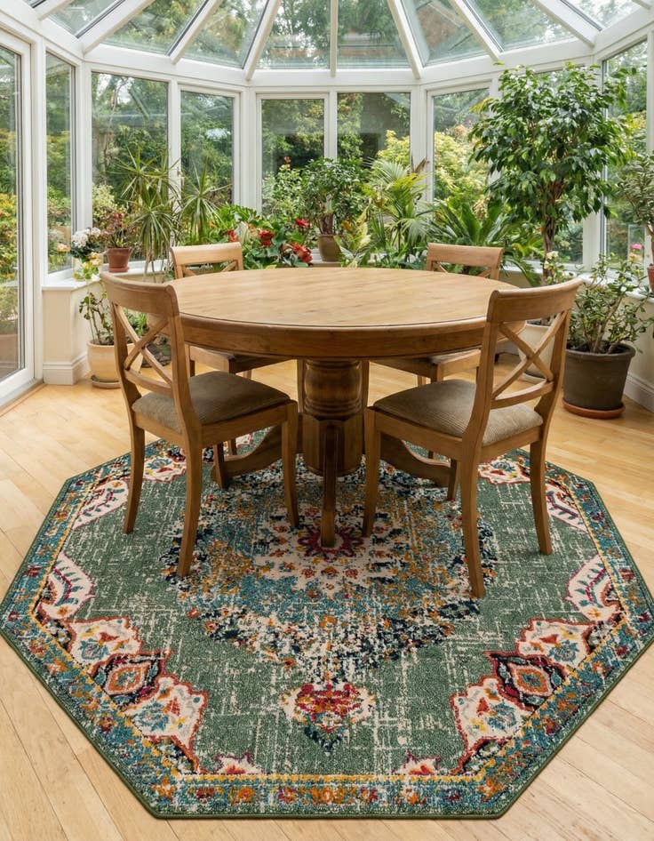 Detail image of 7' 10 x 7' 10 Madeline Octagon Rug