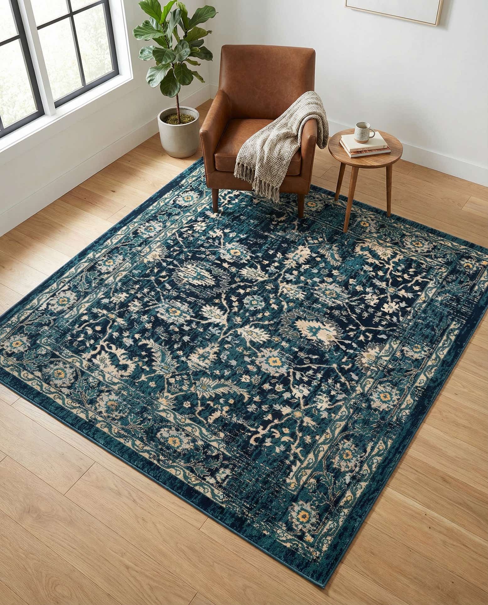 6' x 6' Dahlia Square Rug