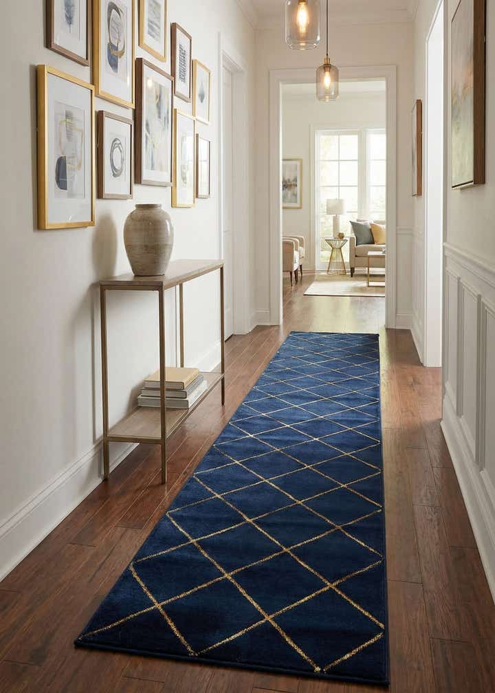 2' 7 x 12' Vogue Geo Runner Rug
