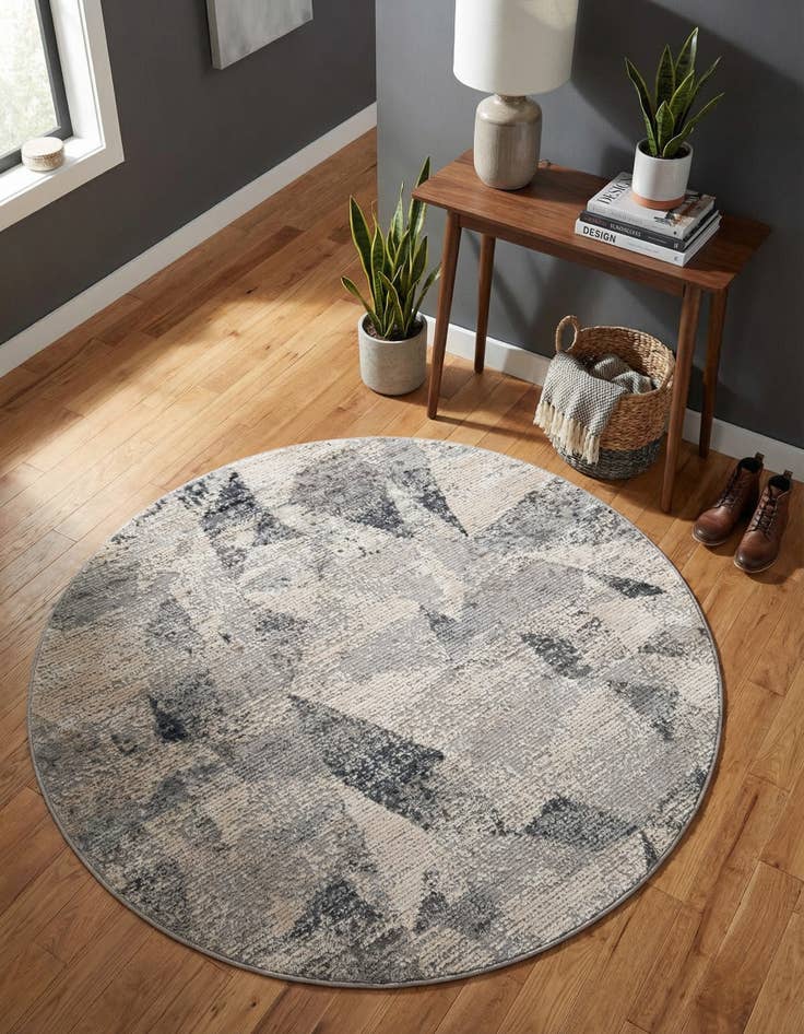 Detail image of 4' x 4' Caspian Round Rug