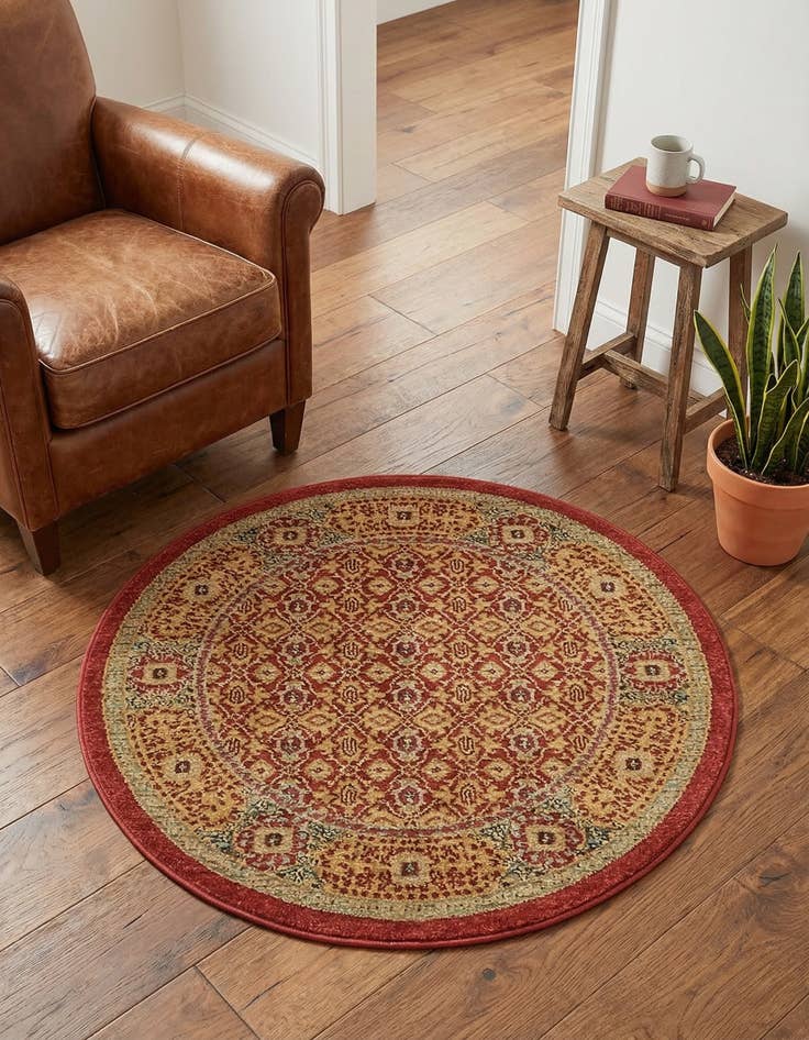 Detail image of 3' 3 x 3' 3 Mamluk Round Rug