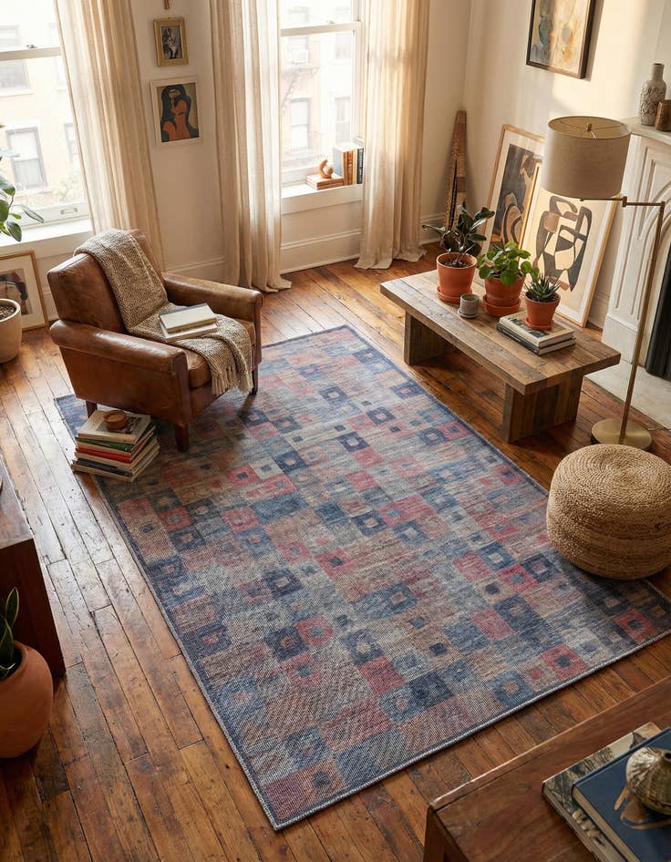 Detail image of 5' 3 x 8'  Washable Sisu Rug