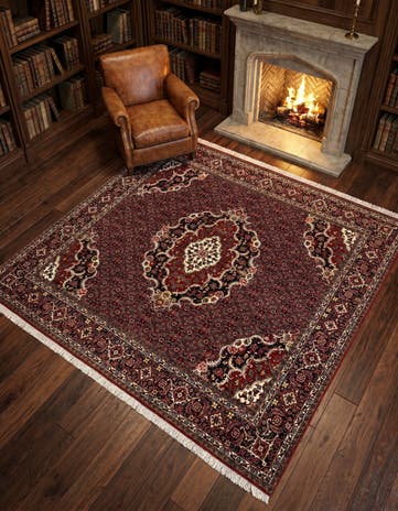 6' 5 x 6' 7 Bidjar Wool Square Rug