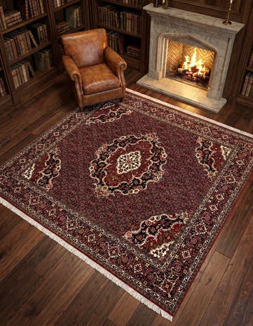 6' 5 x 6' 7 Bidjar Wool Square Rug