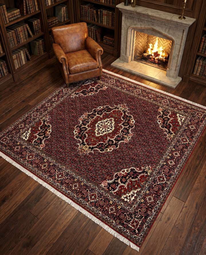 6' 5 x 6' 7 Bidjar Wool Square Rug